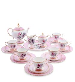 Pavone JK-125 Чайный сервиз 22 пр. на 6 перс. «Цветок Неаполя» (Fiore Napoli  )
