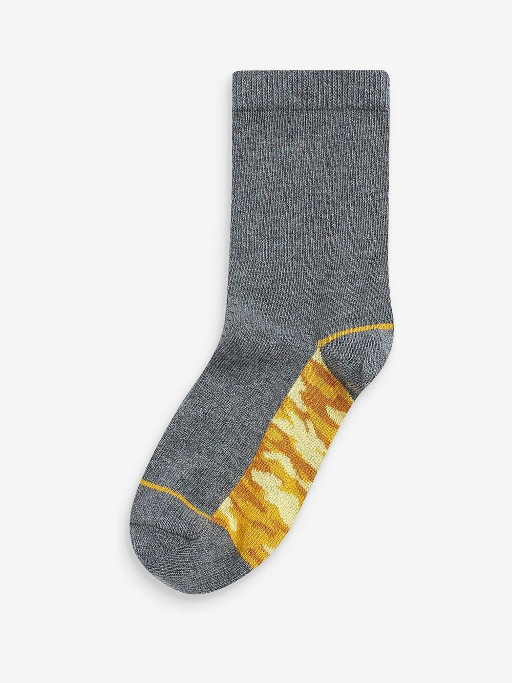 Носки хлопковые для мальчика Next 907-049, 7 шт., Серый