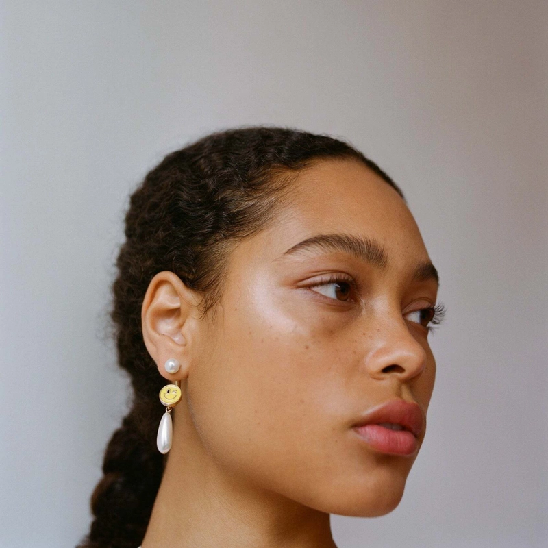 Моносерьга Смайлик