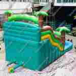 Водная горка с бассейном «Пальмовый рай мини», 7×5×5 м