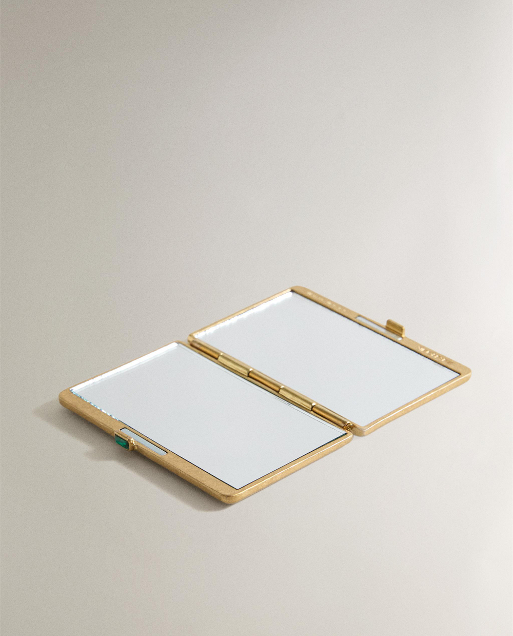 Зеркало Zara Home, 7х9.5х1 см, латунь, 6893/106