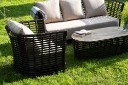 "Валенсия" лаунж-зона из искусственного ротанга, цвет бронзовый