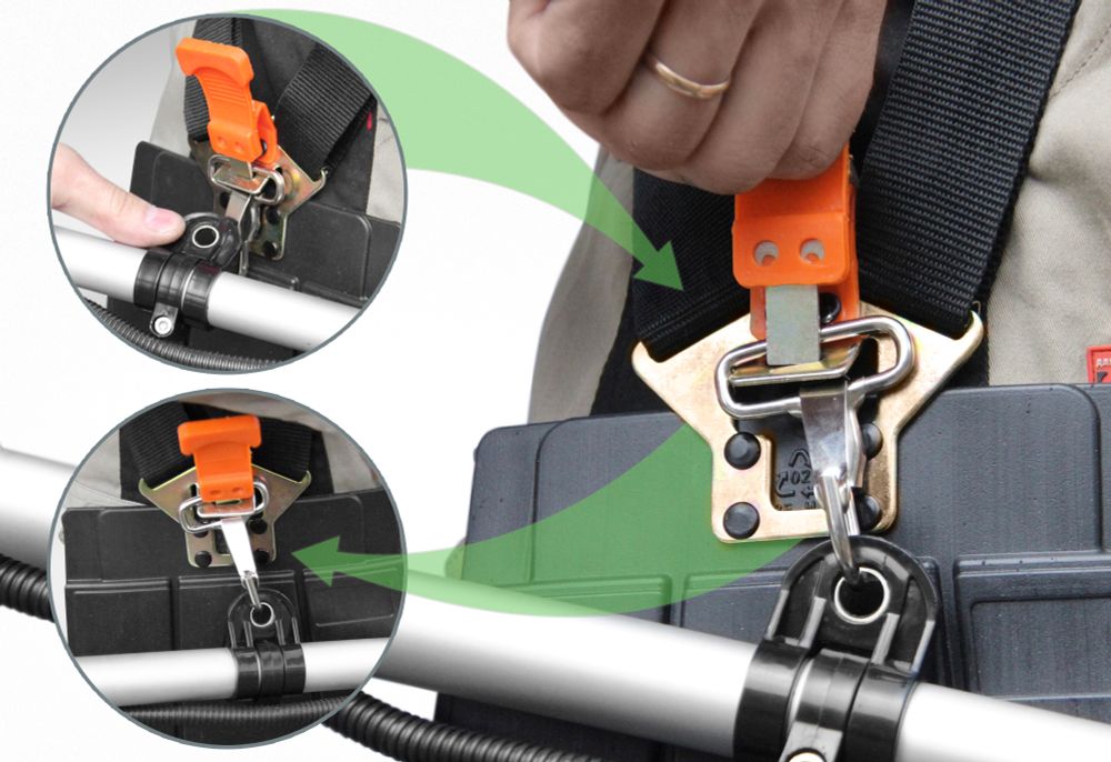 Ремень наплечный для бензокос и электротриммеров Rezer ВТ-00