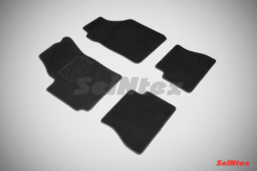 Ворсовые коврики LUX для KIA Picanto 2005-2011, Seintex.82360