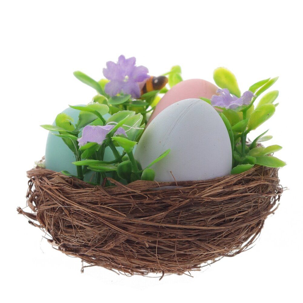 GAEM Изделие декоративное "Гнездо пасхальное" (блок 6шт), L7 W7 H6 см