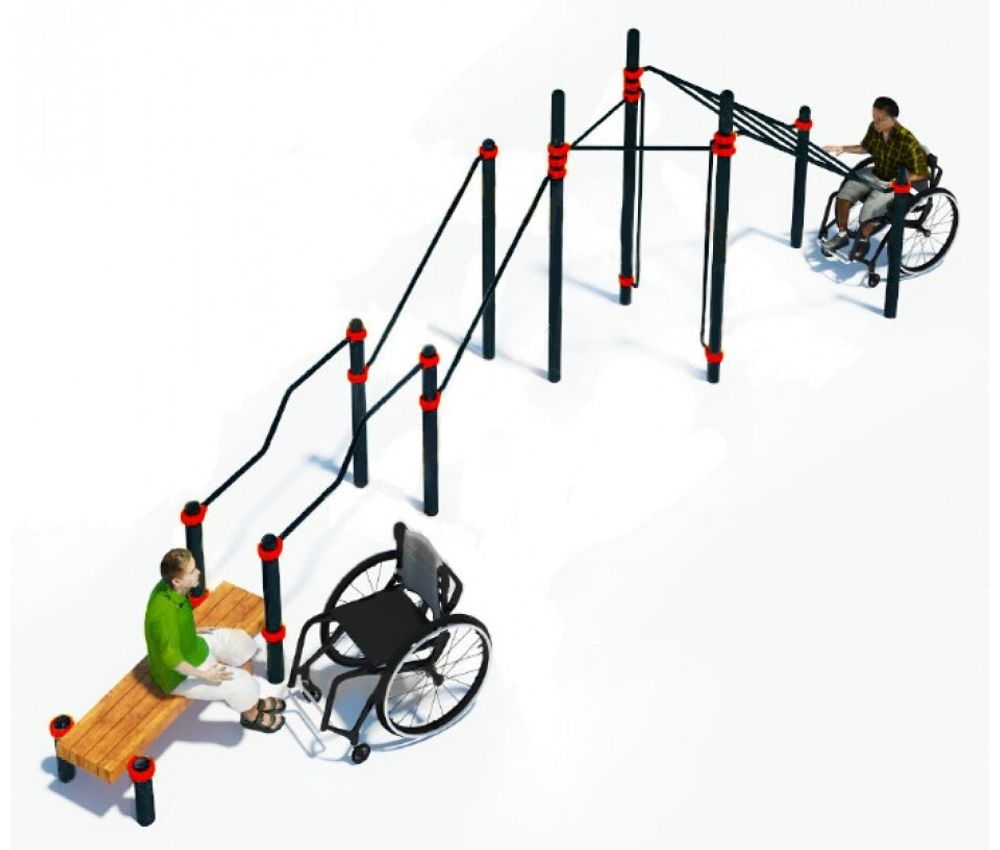 Комплекс для инвалидов-колясочников STRONG