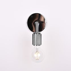 Бра Rh Utilitaire Single Sconce Silver By Imperiumloft