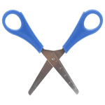 Ножницы канцелярские детские 13 см, 3 шт, с линейкой на лезвии, MC-Basir, набор ножниц с закругленными концами для резки бумаги, картона и рукоделия, длина лезвия 6 см