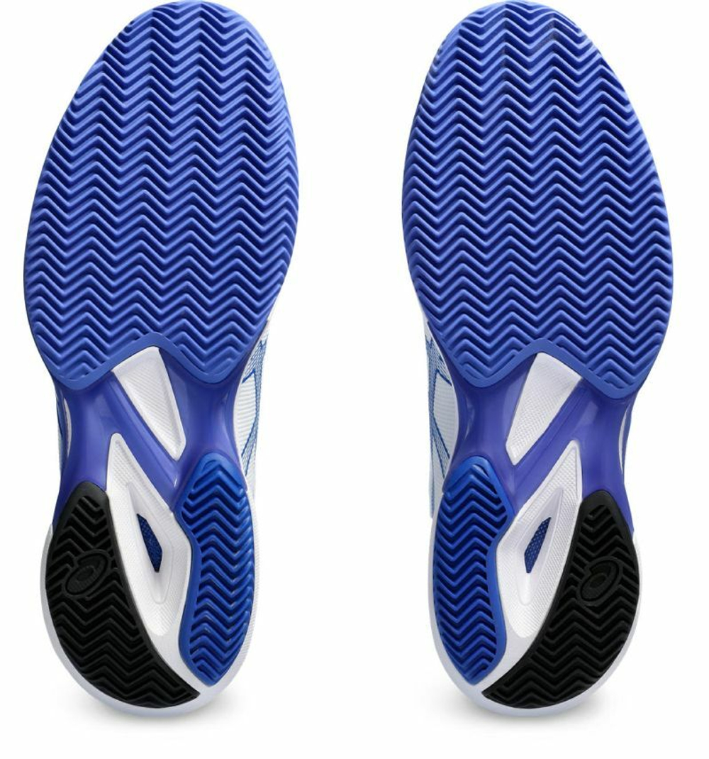 Мужские кроссовки теннисные Asics Solution Speed FF 3 Clay - white/tuna blue