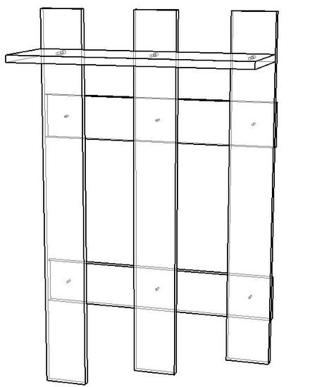 Вешалка ДЕЛИ-2