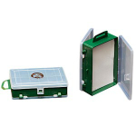 Коробка Три Кита TK-14  Зелёная 11+1отд. 115х85х35мм