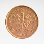 Poland, 1 Grosz, 1990, VF
