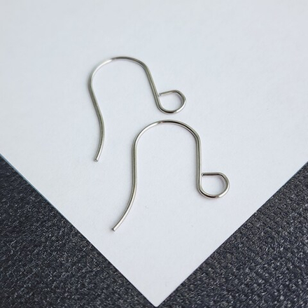 Швензы крючки, сталь, 24мм, для кристаллов, цена за пару