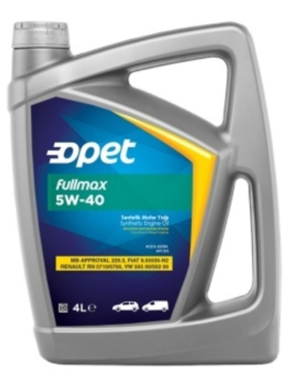 Масло Opet Fullmax 5W40 SN/CF A3/B3 A3/B4 (4л) синтетика