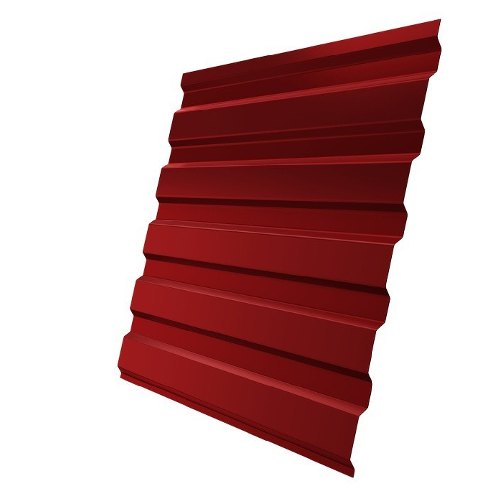 Профнастил С20 Железный Форт Pe 0,35 мм RAL 3003 рубиново-красный