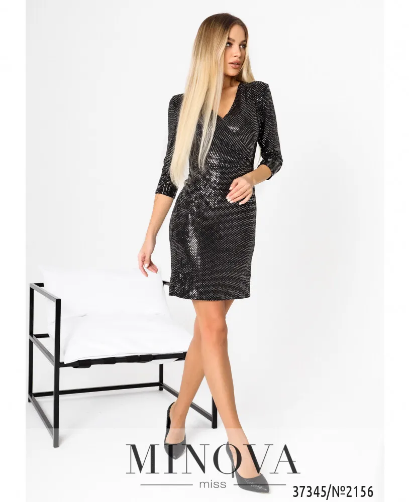 Платье 2156-черный Minova