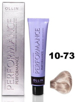 OLLIN COLOR 10/73 светлый блондин коричнево-золотистый 60мл Перманентная крем-краска для волос