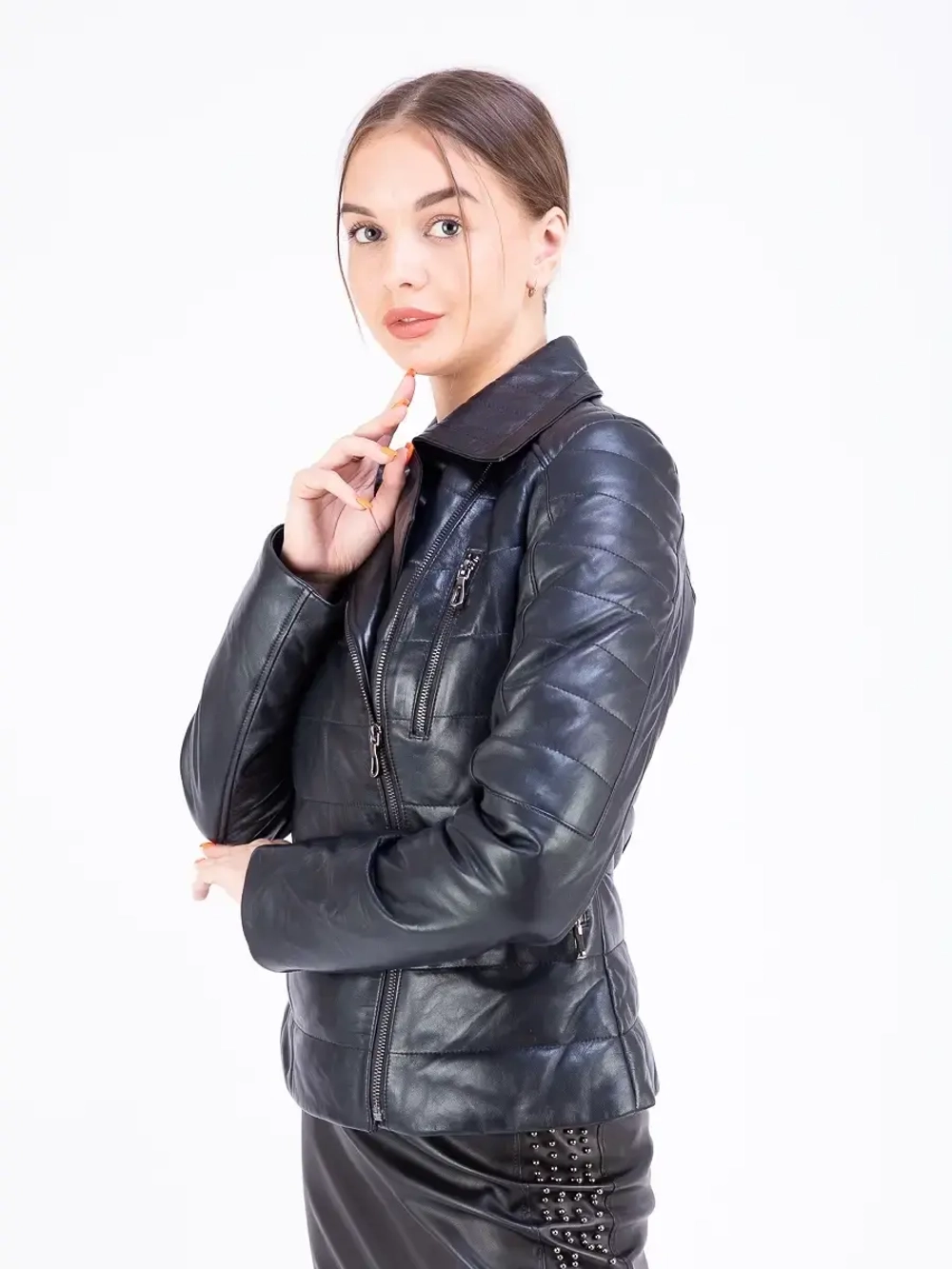 Куртка женская из натуральной кожи