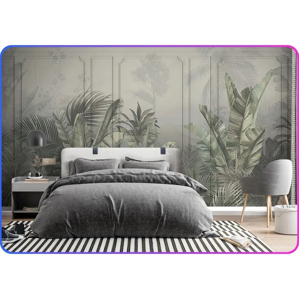 Фотообои на стену Тропические листья 500х270 см Luxury Walls AM39005