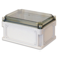 Корпус RAM box без МП 600х300х160 мм, с фланцами, прозрачная крышка высотой 35 мм, IP67