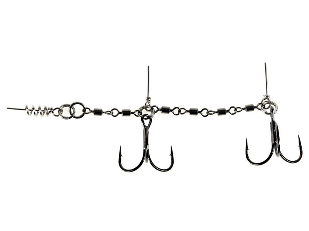 Оснастка стальная Lucky John STINGER POWER CHAIN размер M