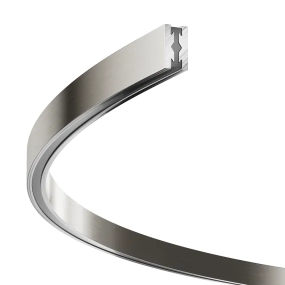 Шинопровод круглый из полукругов 1200мм Flarity платина Technical trx154-2sr-d1200-pt