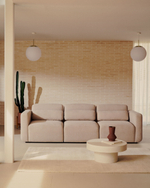 Neom Трехместный модульный диван бежевого цвета 263 см