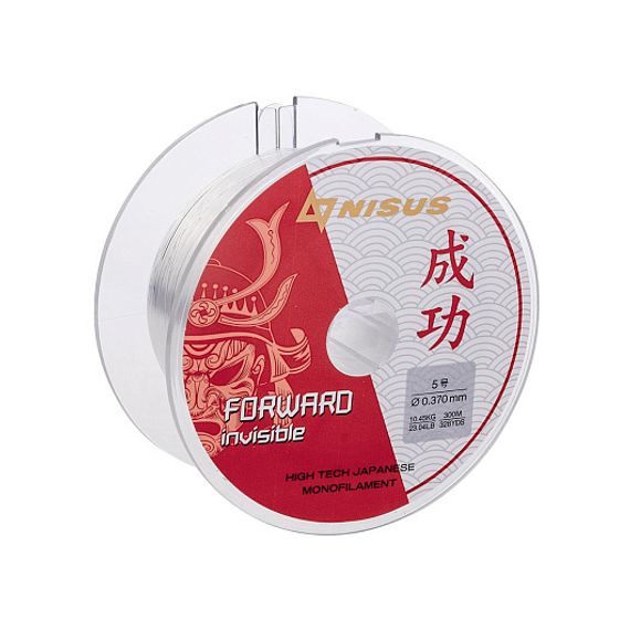 Леска FORWARD Invisible 0,370mm/300m Nylon Transparent (N-FI-0370-300) Nisus