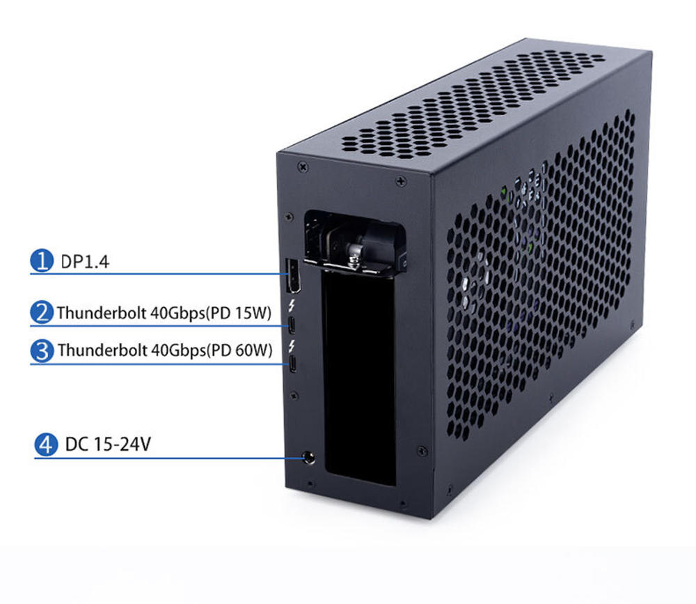 Внешний корпус для видеокарты Wikingoo T4K5 - 280 240W. EGPu. Thunderbolt 3/4.