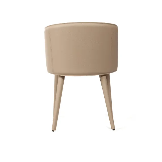 Стул Ornella, кожа фактурная серый