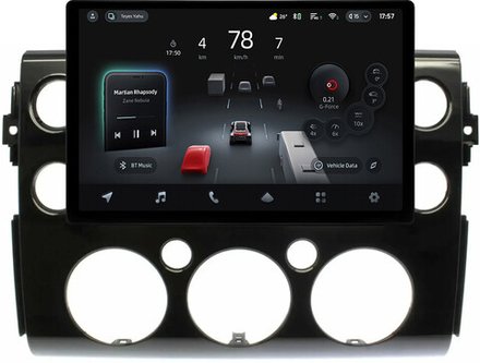 Магнитола для Toyota FJ Cruiser 2005-2022 (рамка черная) - Teyes CC4-PRO монитор 13" 2K QLED на Android 13, Snapdragon 778G, 8+128, AI, CarPlay, DSP, 4G SIM-слот