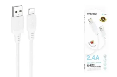 Кабель USB BOROFONE BX115 Lightning белый