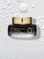 FARMSTAY - КРЕМ ДЛЯ ЛИЦА ОМОЛАЖИВАЮЩИЙ С МУЦИОМ ЧЕРНОЙ УЛИТКИ BLACK SNAIL & PEPTIDE9 PERFECT CREAM, 55 ML