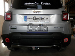 Фаркоп оцинкованный Galia J011C для Jeep Renegade 2014-, FIAT 500X 2014-(паспорт и сертификат в комплекте)(без электрики)