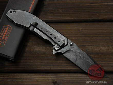 Cкладной нож VN P563 c клинком из стали 420, рукоять Stainless Steel