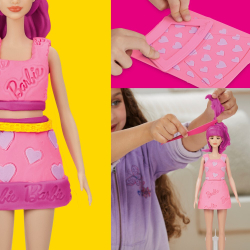 Play-Doh - Ciastolina BARBIE FASHIONISTA Сердечки + кукла G1357