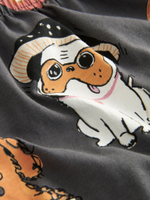 Пижама для девочки Next 855-827, 3 шт., Темно-серый, Розовый