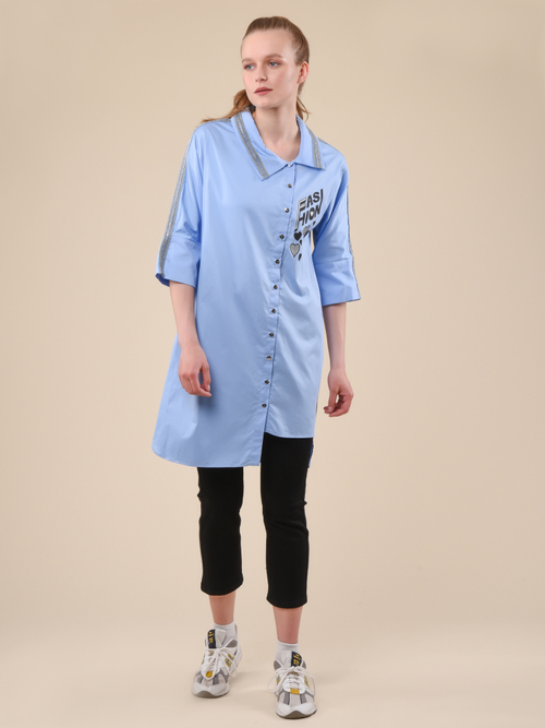 Платье-рубашка женское