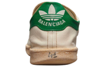 Adidas originals x Balenciaga Balenciaga leather lace-up low-cut fashion sneakers white and green