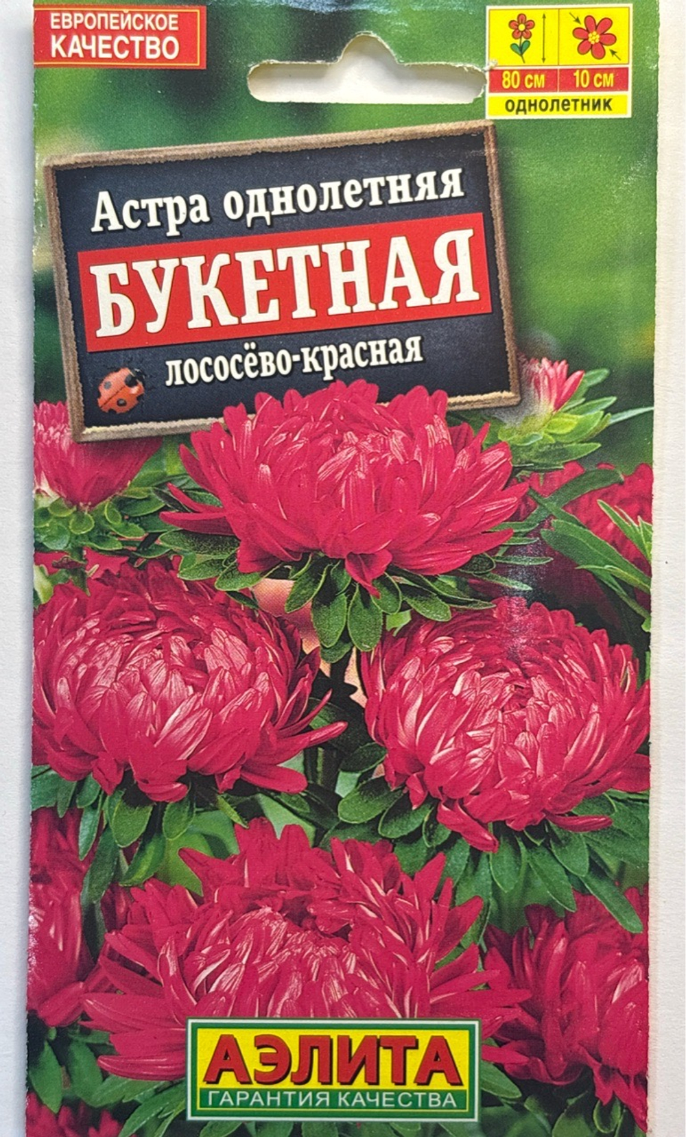 Астра Букетная лососево-красная СМЦ-431