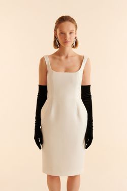 Платье корсетное (Busy mode On), молочное