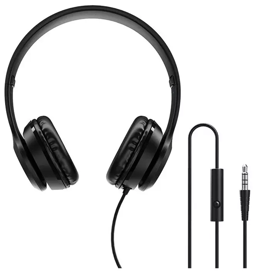 Наушники Borofone BO5 с МК 3,5 mm black