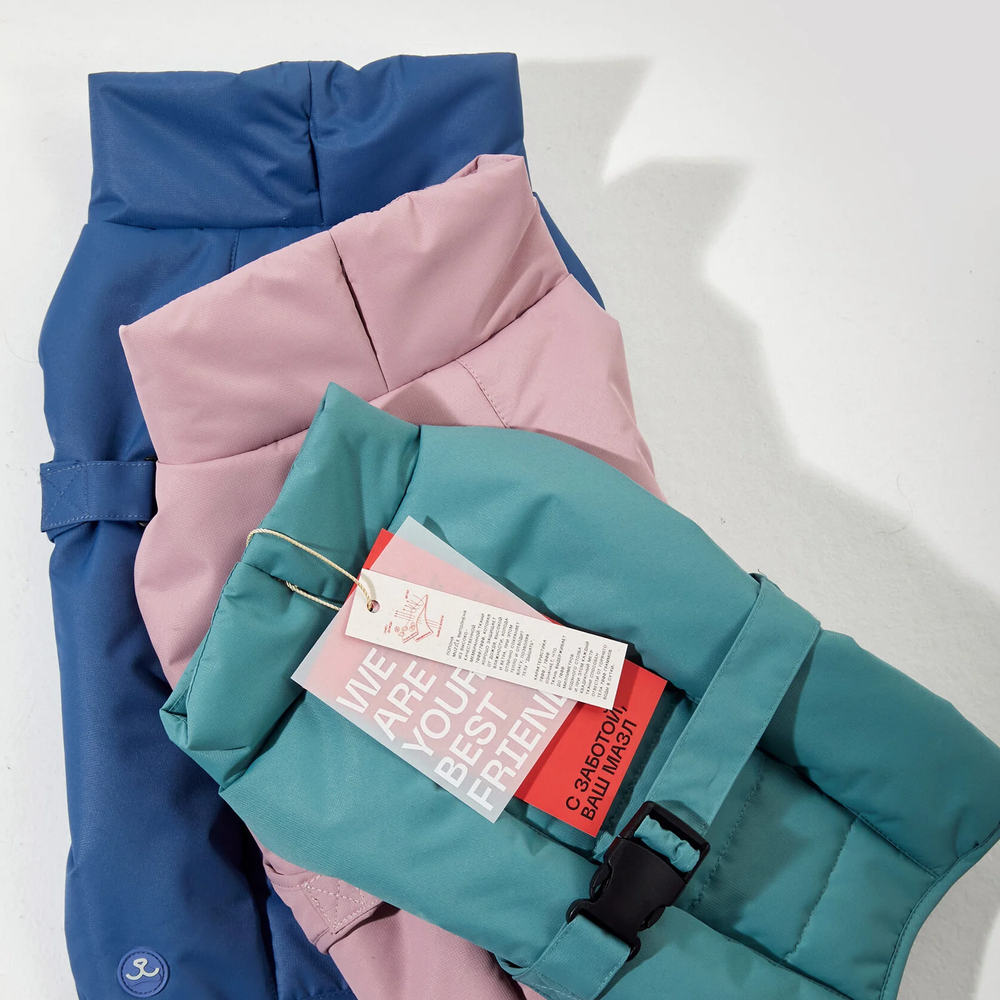 Утепленная попона для маленьких и средних пород собак Muzzle