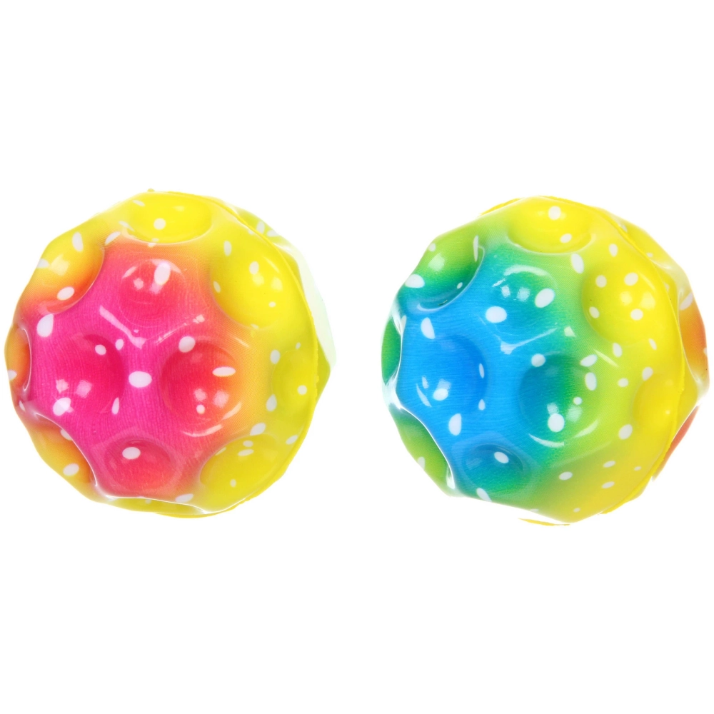 Мяч 7 см «Лунный камень» (антистресс) попрыгун, микс СТИКЕР НА ШОУ-БОКС