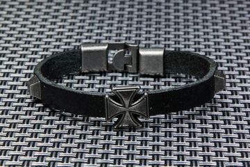 Браслет Мальтийский крест ( чёрный )