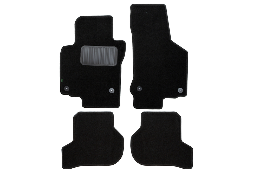 Коврики в салон для VOLKSWAGEN Scirocco 2008-2014, 2014-2017, хэтчбек, 4 шт. (текстиль) KLEVER02512701210KH
