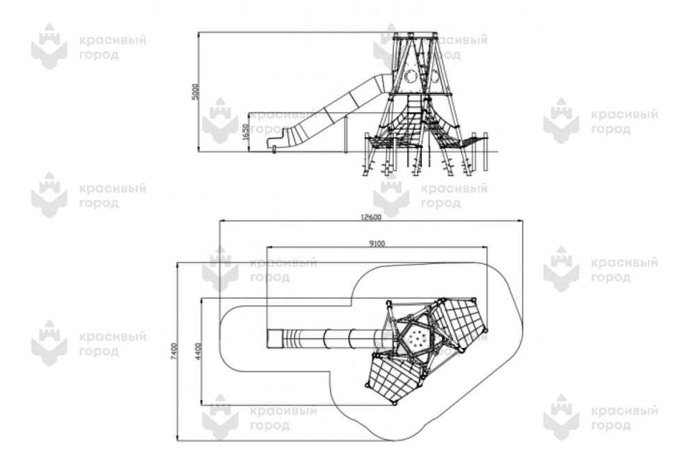 Спортивно-игровой комплекс Над облаками