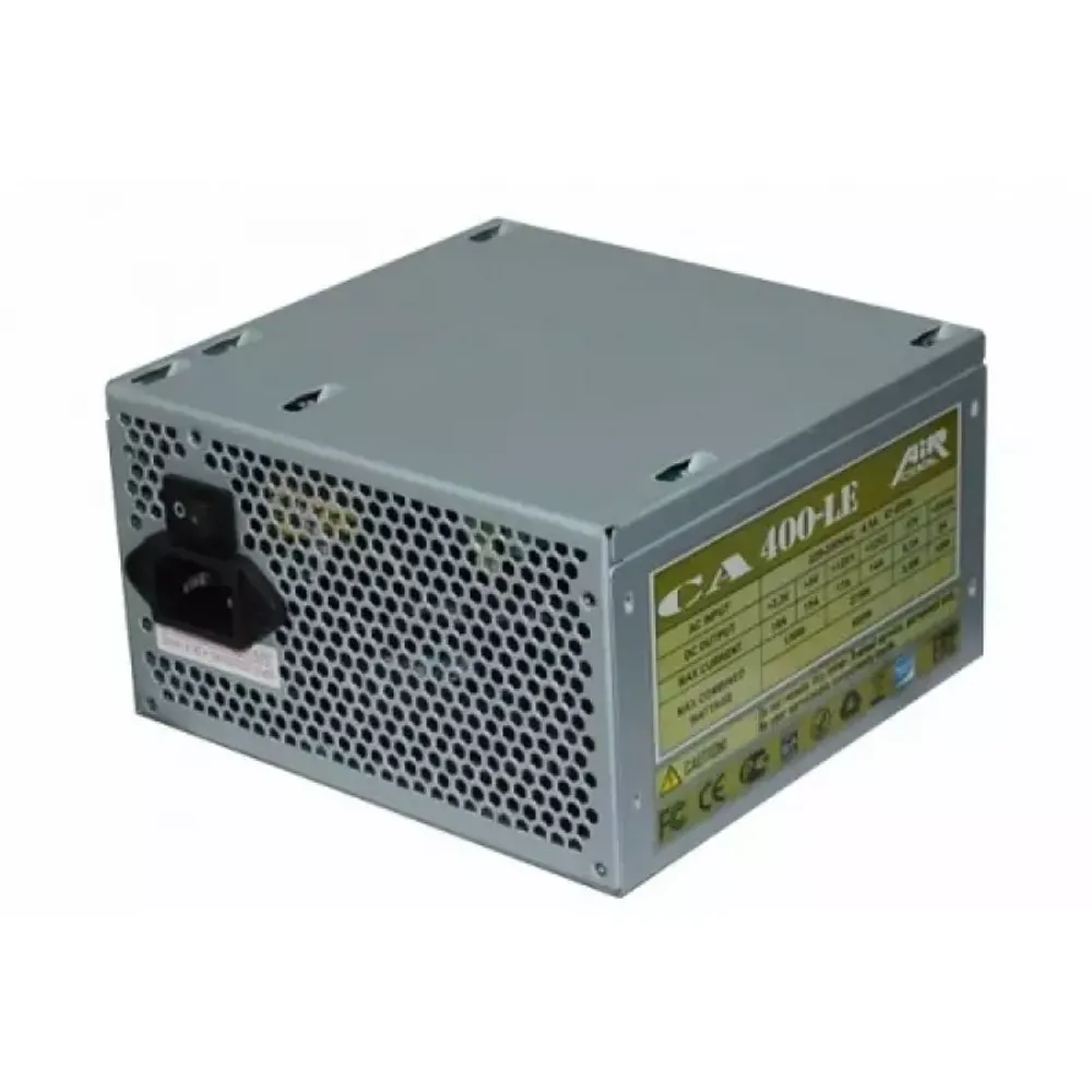 Блок Питания AiR-Cool CA-400LE [400 Вт, 2x SATA, Нет PCIe, 1x 4+4 pin CPU]