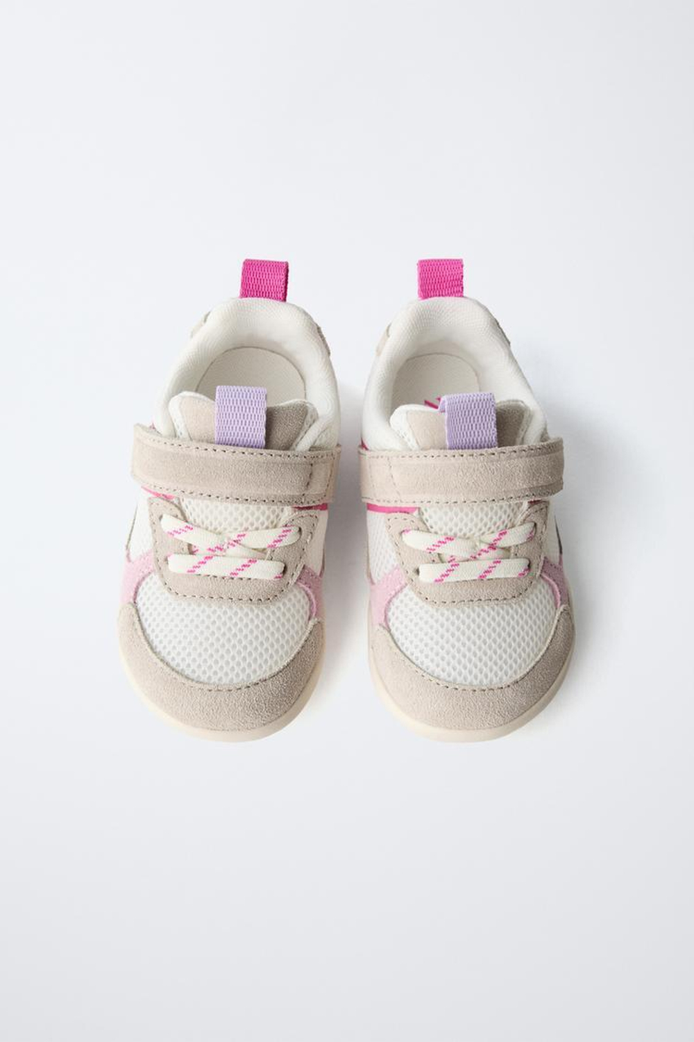 ZARA ЦВЕТНЫЕ КРОССОВКИ BAREFOOT, РОЗОВЫЙ