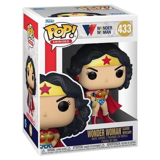 Фигурка Funko POP! Heroes DC: Wonder Woman 80th: Wonder Woman Classic Cape 55008